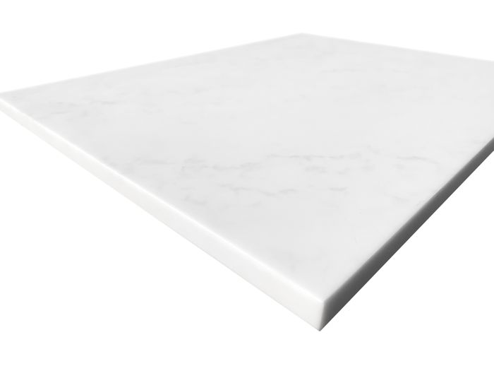 Solid Surface Vanity Top 600x465x20mm Carrara SST64CBCA