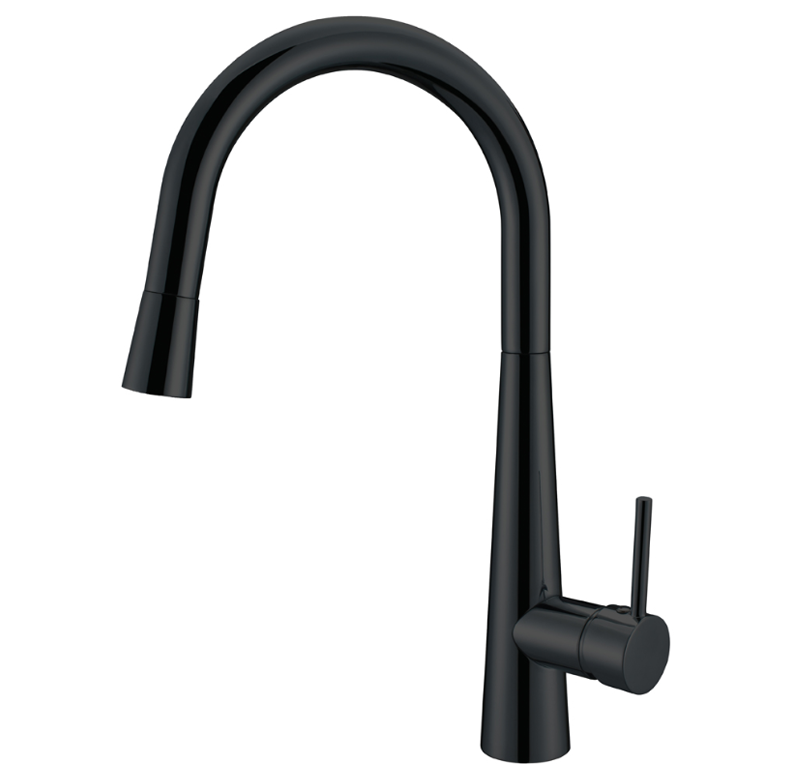 Pull Out Sink Mixer 420 Black PKM004-B