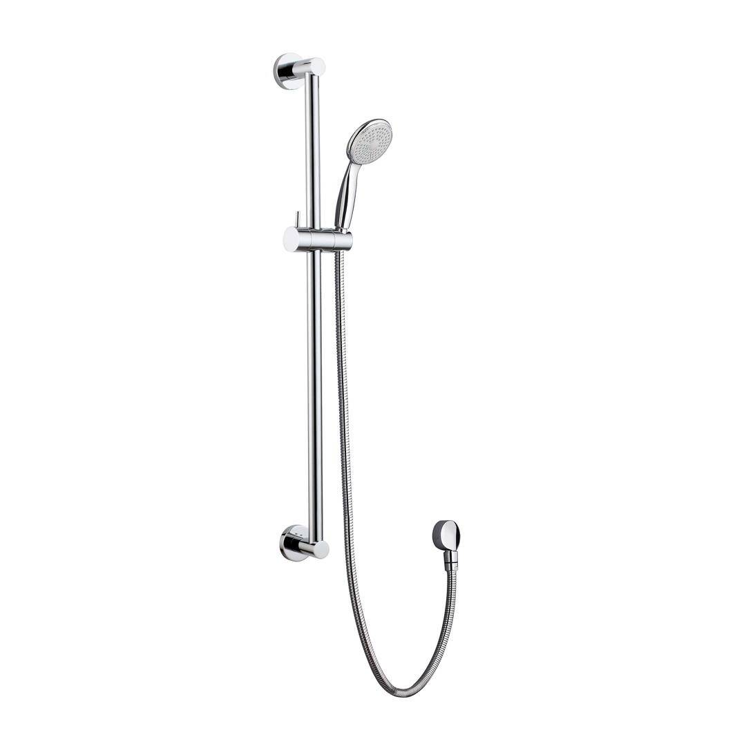 Round Rail With 3 Function Shower Head