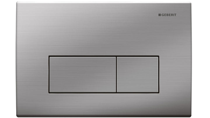 Kappa50 Dual Flush Button Square Brushed Stainless Steel 115.258.00.1