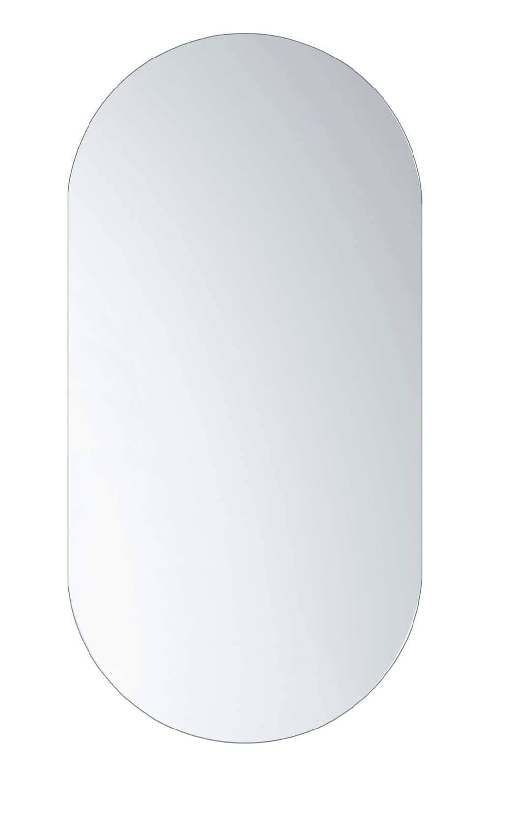 Pencil Edge Mirror Oval Shape 900x450mm PMO9045